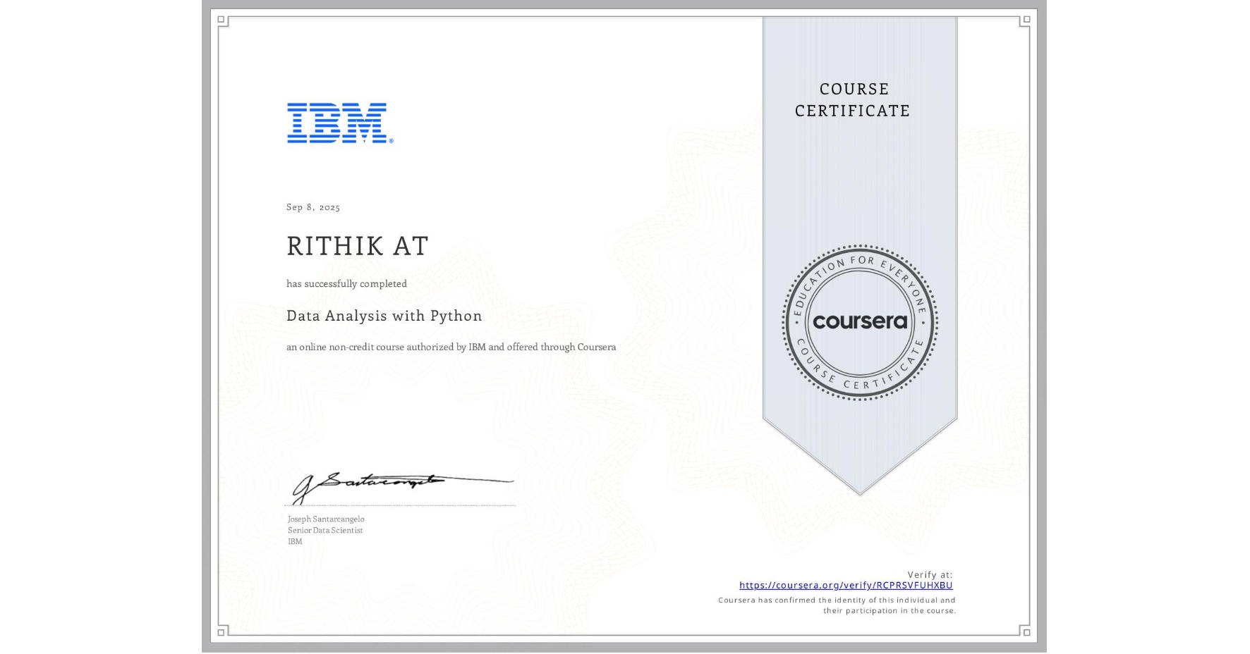 Cloud Computing Certificate